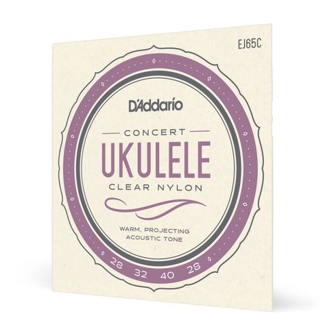 Set de cuerdas Ukelele Concert Clear EJ65C Daddario-0