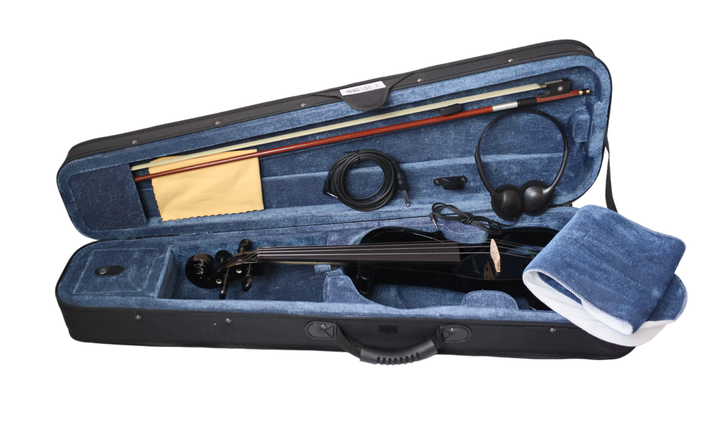 Violín Eléctrico Livorno 4/4 Negro LIV-E-41BK-4