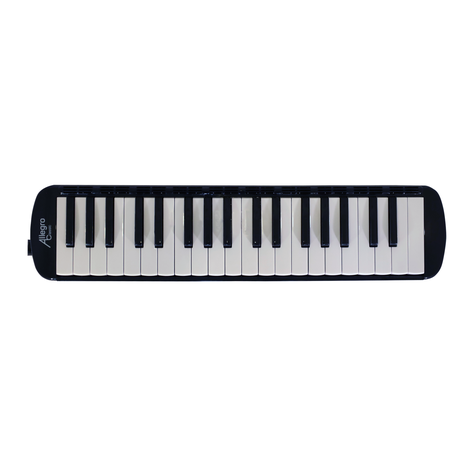 Melodica 37 Notas Allegro Negro Allsh37-Bk-0