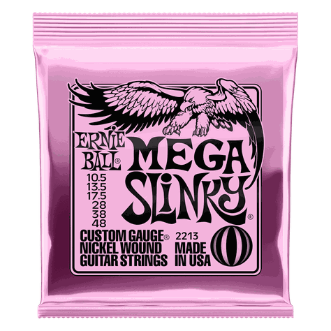 CUERDAS DE GUITARRA ELÉCTRICA MEGA SLINKY NICKEL WOUND - CALIBRE 10.5-48-0