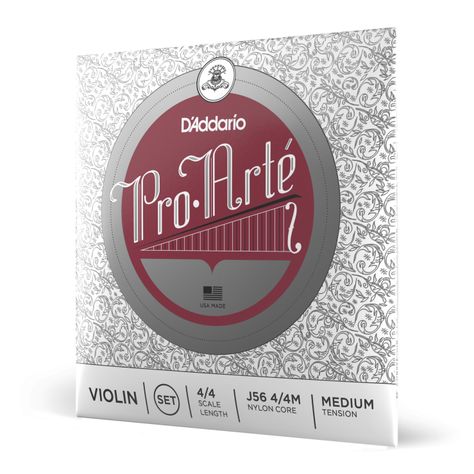 Set cuerdas Violín Proarte 4/4 Med J56 4/4M Daddario-0