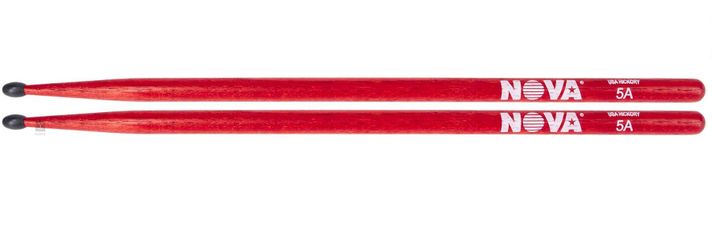 Baquetas Vic Firth 5A NOVA Red Punta de Nylon-0
