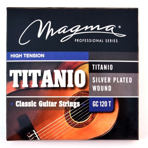 Set Cuerdas Guitarra Clásica Titanio GC120T Magma-0
