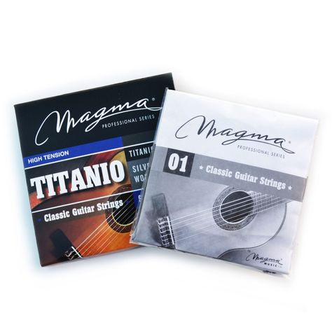 Set Cuerdas Guitarra Clásica Titanio GC120T Magma-2