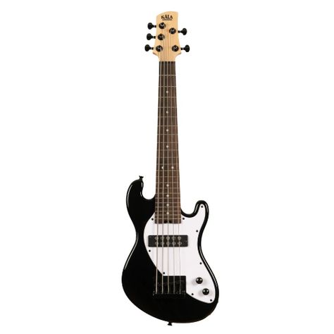  U-Bass Cuerpo Sólido 5 Cuerdas Fretted Ubass-SB5-BK-FS Kala-0