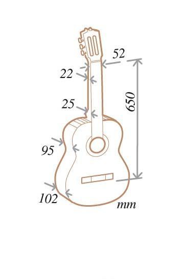 Guitarra Clásica Almansa CEDRO/ABETO 402-1
