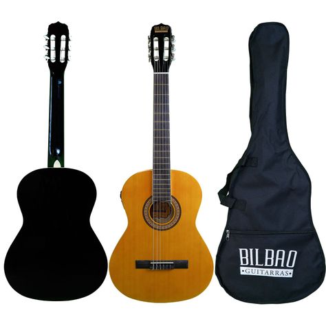 Guitarra Electroacústica Bilbao BIL-CASEQ + Funda-0