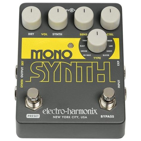 Pedal Sintetizador de Guitarra Mono Synth Electro Harmonix-1
