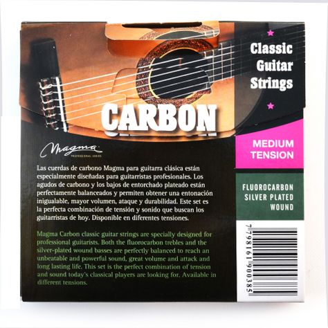 Set Cuerdas Guitarra Clásica Carbon GC110C Magma-1