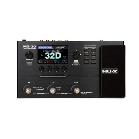 Pedalera Multiefecto Nux Mg-30-0