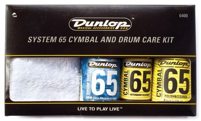 Set Limpieza Dunlop para Platillos y Batería/Percusión Dunl6400-1