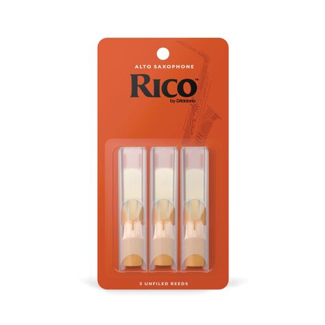 Cañas Saxo Alto 3.0 pack 3 Rico RJA0330 Daddario-0
