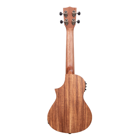 Ukelele Kala Teak Tri-Top Concierto Eq-1