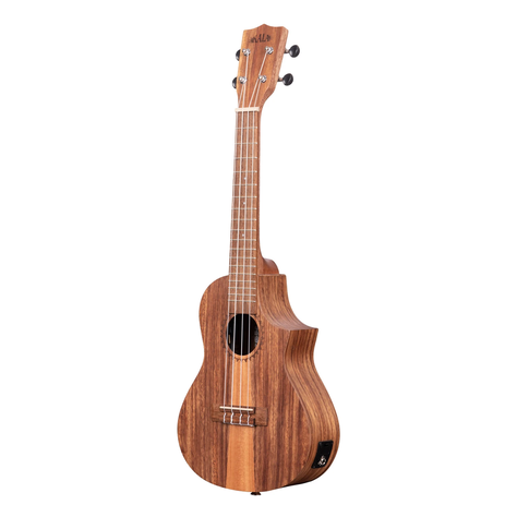 Ukelele Kala Teak Tri-Top Concierto Eq-2