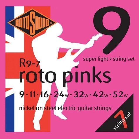 Set Guitarra Eléctrica Rotosound 7 Set: R9-7-0