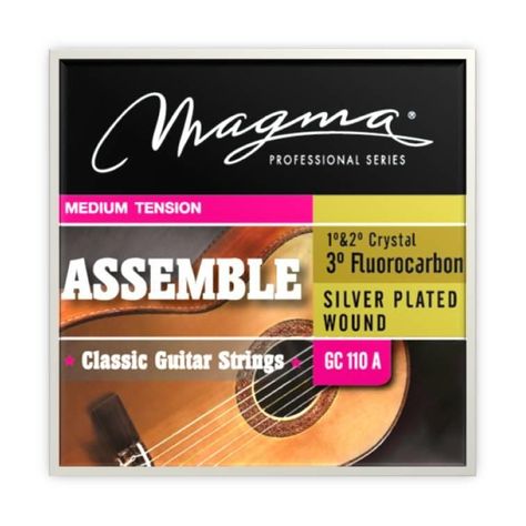 Set Cuerdas Guitarra Clásica Assamble GC110A Magma-1