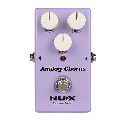 Pedal Efecto Guitarra Analog Chorus Nux-0