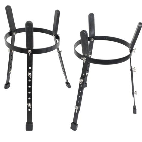 Set conga 11.75 & 12.5 xH30'' natural + stand-2