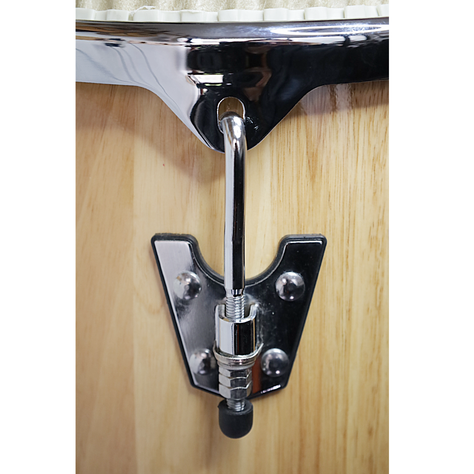 Set conga 11.75 & 12.5 xH30'' natural + stand-4