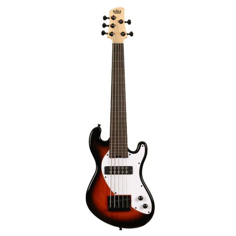 U-Bass Cuerpo Sólido 5 Cuerdas Fretless Tobacco Burst Ubass-SB5-TB-FL Kala-0