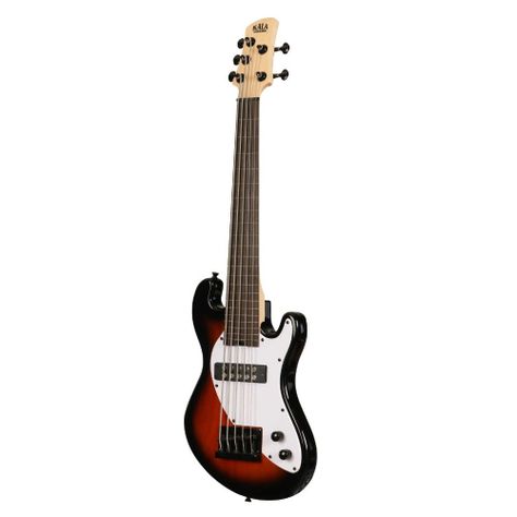 U-Bass Cuerpo Sólido 5 Cuerdas Fretless Tobacco Burst Ubass-SB5-TB-FL Kala-2