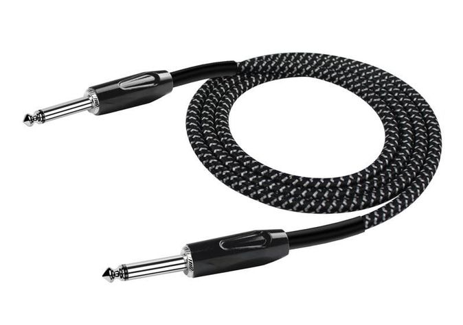 Cable de Instrumento Kirlin 10M 1/4'' Mono Plug Tejido Iwcx-201B-10-1