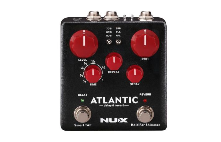 Pedal de Efectos NUX Delay y Reverb Atlantic NDR-5-0