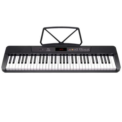 Full pack Teclado 61 teclas + Stand + Silla + Aud. Ton-650 BK Tonic-1