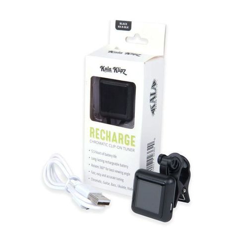 Afinador Recargable Kala Klipz. Kk-R-Blk-0