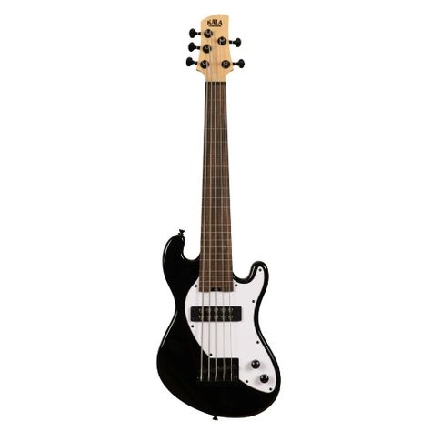  U-Bass Cuerpo Sólido 5 Cuerdas Fretless Ubass-SB5-BK-FL Kala-0