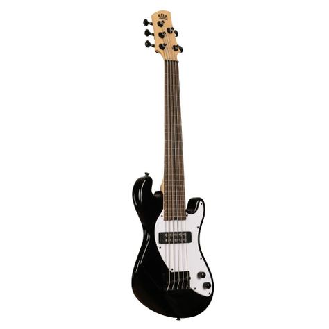  U-Bass Cuerpo Sólido 5 Cuerdas Fretless Ubass-SB5-BK-FL Kala-1