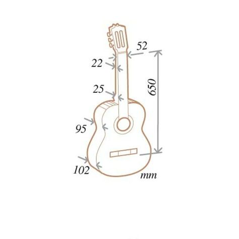 Guitarra Clásica Almansa CEDRO/ABETO 401-1