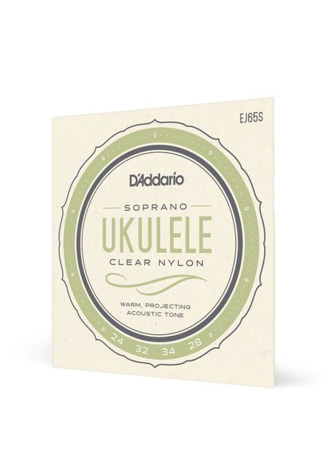 Set de cuerdas Ukelele Soprano Clear EJ65S Daddario-1
