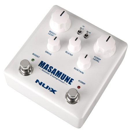 Pedal de Efectos Nux Booster y Compresor Masamune NBK-5-1