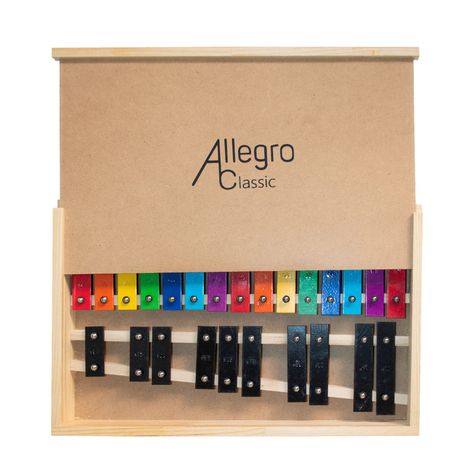 Metalófono Cromático 25 Tonos Color All25Sc-1