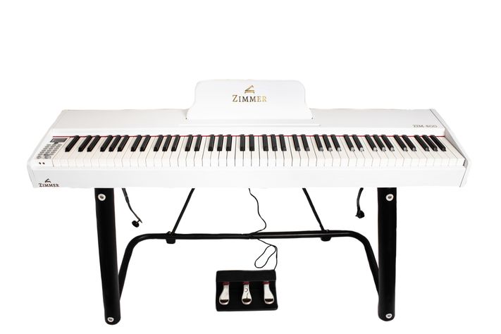 Piano Digital Portable Zimmer Blanco ZIM-800-WH-0