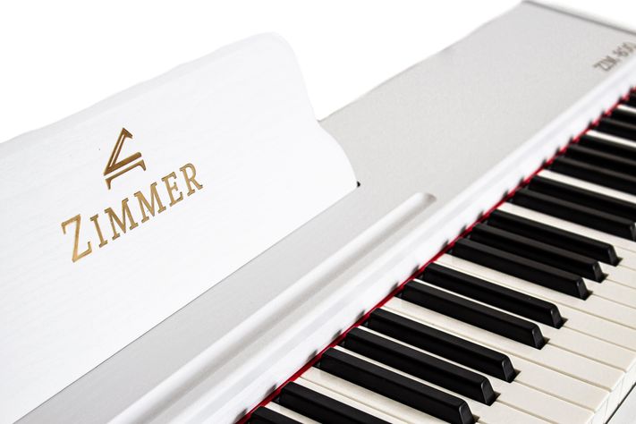 Piano Digital Portable Zimmer Blanco ZIM-800-WH-2