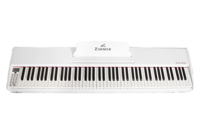 Piano Digital Portable Zimmer Blanco ZIM-800-WH-3