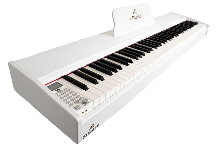 Piano Digital Portable Zimmer Blanco ZIM-800-WH-4