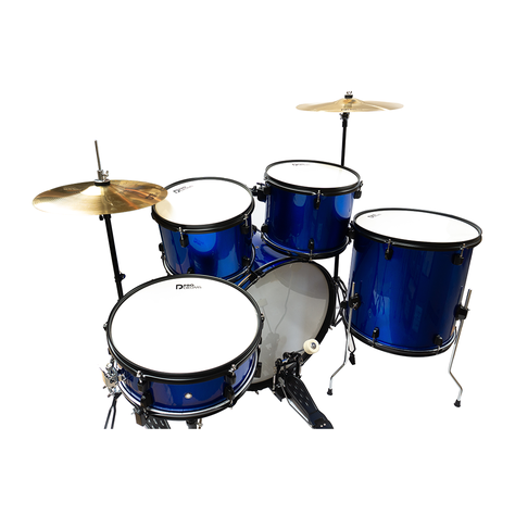 Batería Pro Drums Prd04-Bl-3