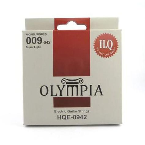 Set Guitarra Eléctrica Olympia Super-Light 9-42 Hqe-0942-0