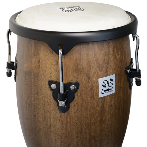Set conga 10x11xH28'' café madera + stand-1