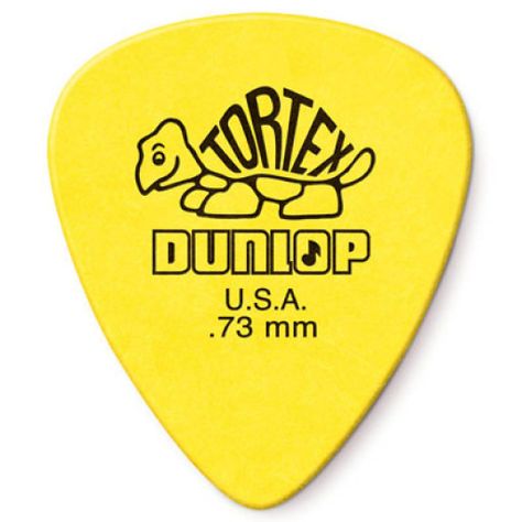 Uñetas Dunlop 418 Tortex Standard 0.73 Pack 12un-0