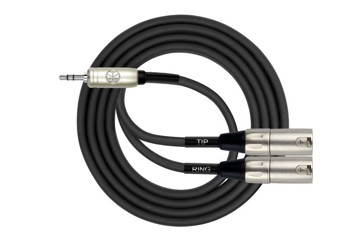 Cable Y Mini Plug-2Xlr Macho 3M Y-370Pr-3 Kirlin-0