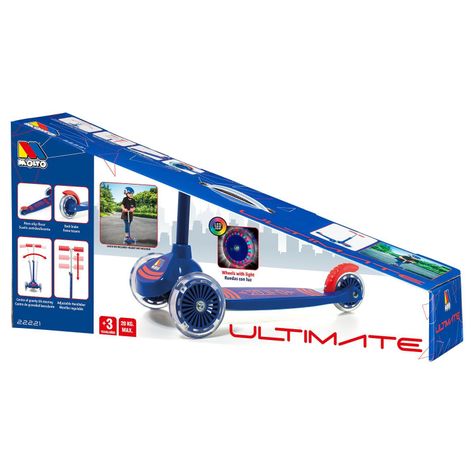 Monopatin Para Niños Con Luces - Maxi Scooter Azul MOLTO-7
