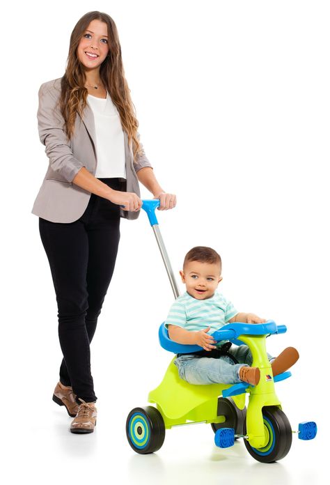 Triciclo Para Niños Verde Molto Urban Trike II City 5 En 1-4