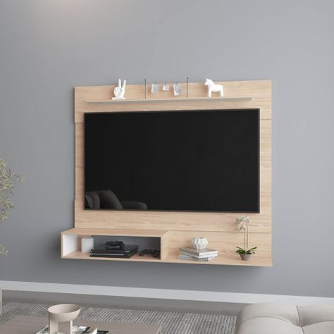 PANEL TV 55" 120X140X31,5 CM FM-001C - CAFE CLARO-3