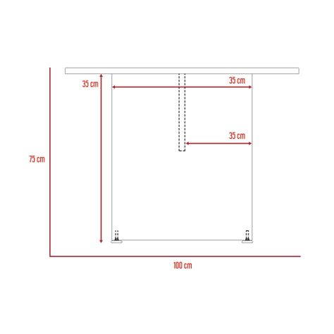 MESA DE REUNION 75X200X100 CM FM-054N - NEGRO Y CAFE OSCURO-6