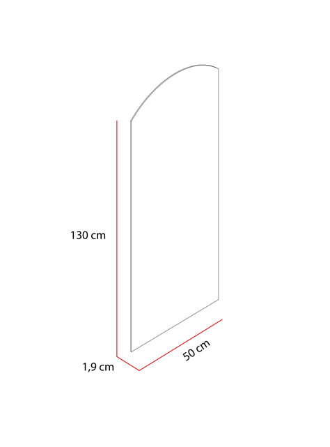Espejo Oporto Rectangular 50x130 cm-6