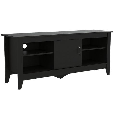 Rack Tv 65" 1 Puerta Fm-005N Negro-0